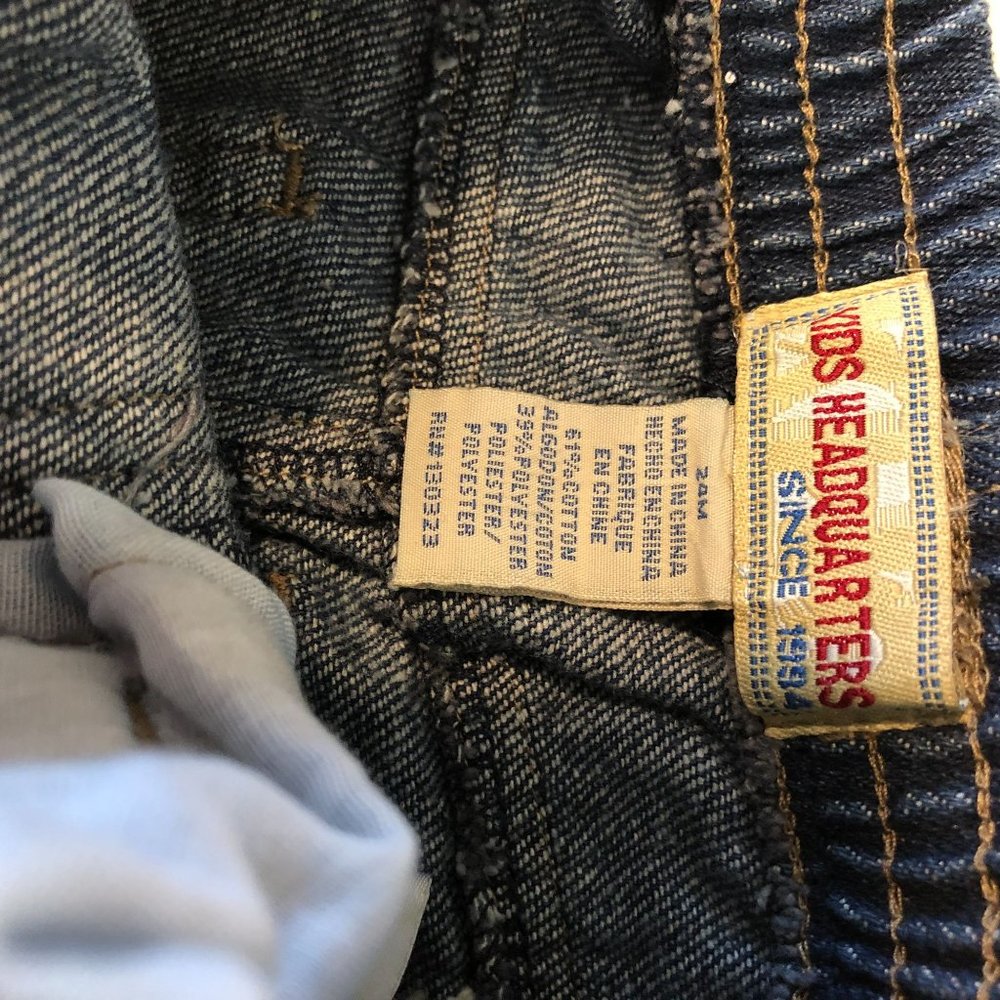 Kids Headquarters Denim Jeans Blue With Pockets Pull On Size 24M - Picture 15 of 15